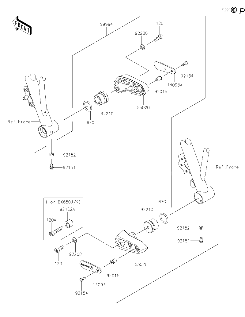 Diagrama de ACCESSORY FRAME SLIDER
