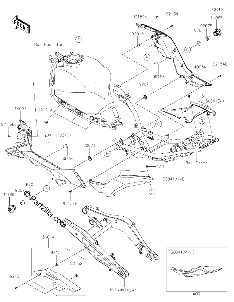 Diagrama de SIDE COVERS CHAIN COVER
