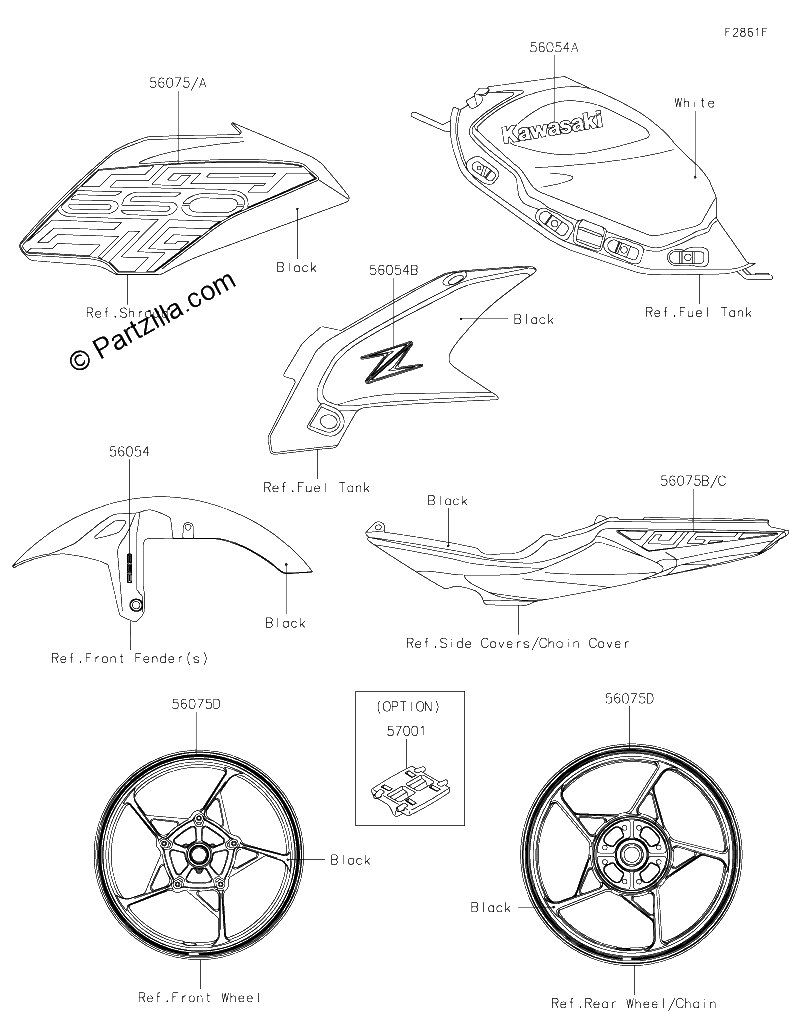 Diagrama de DECALS WHITE HKF CN
