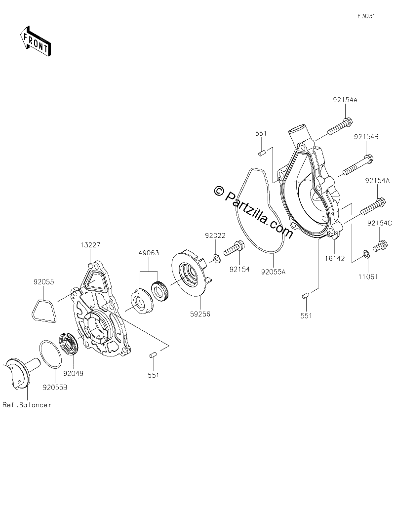 Diagrama de WATER PUMP