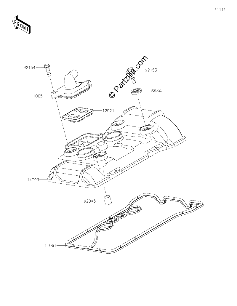 Diagrama de CYLINDER HEAD COVER