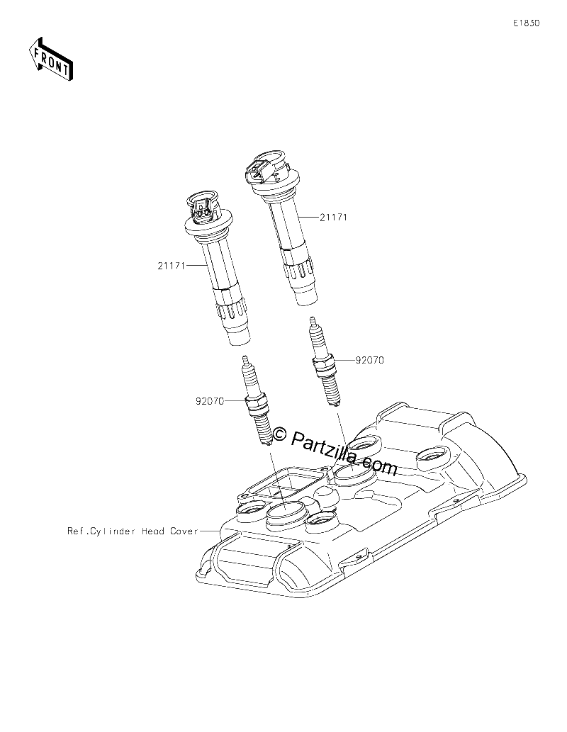 Diagrama de IGNITION SYSTEM