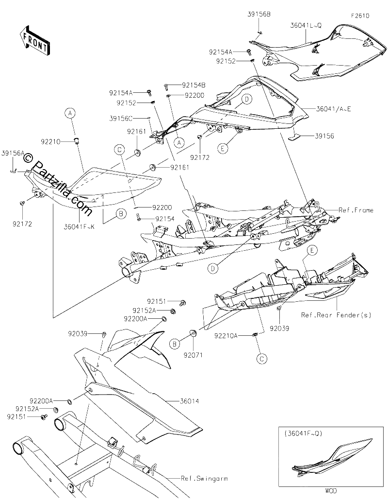 Diagrama de SIDE COVERS CHAIN COVER