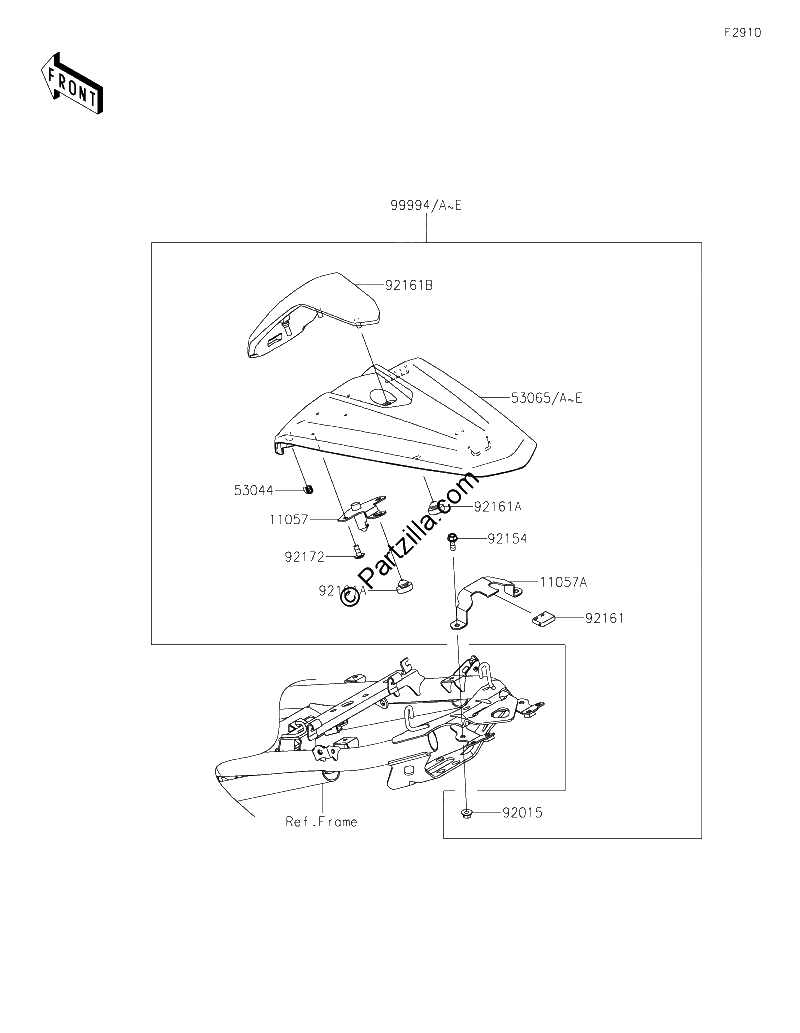 Diagrama de ACCESSORY SINGLE SEAT COVER