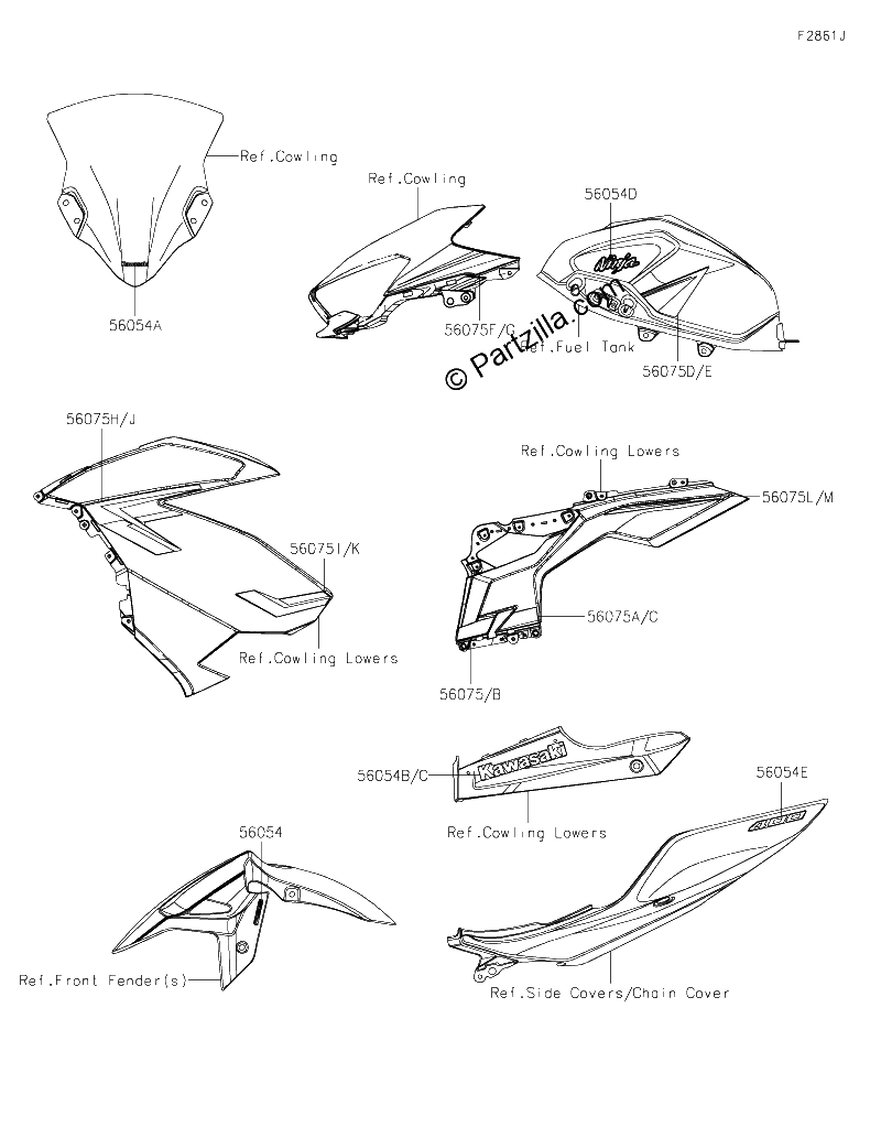 Diagrama de DECALS GRAY GKFB