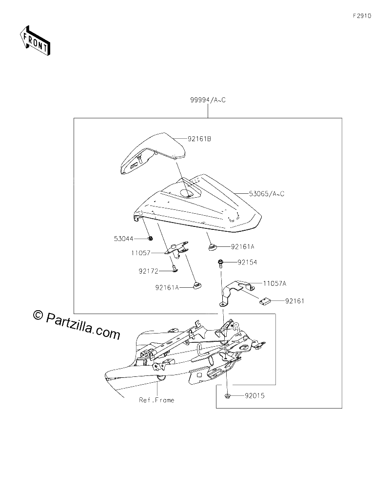 Diagrama de ACCESSORY SINGLE SEAT COVER