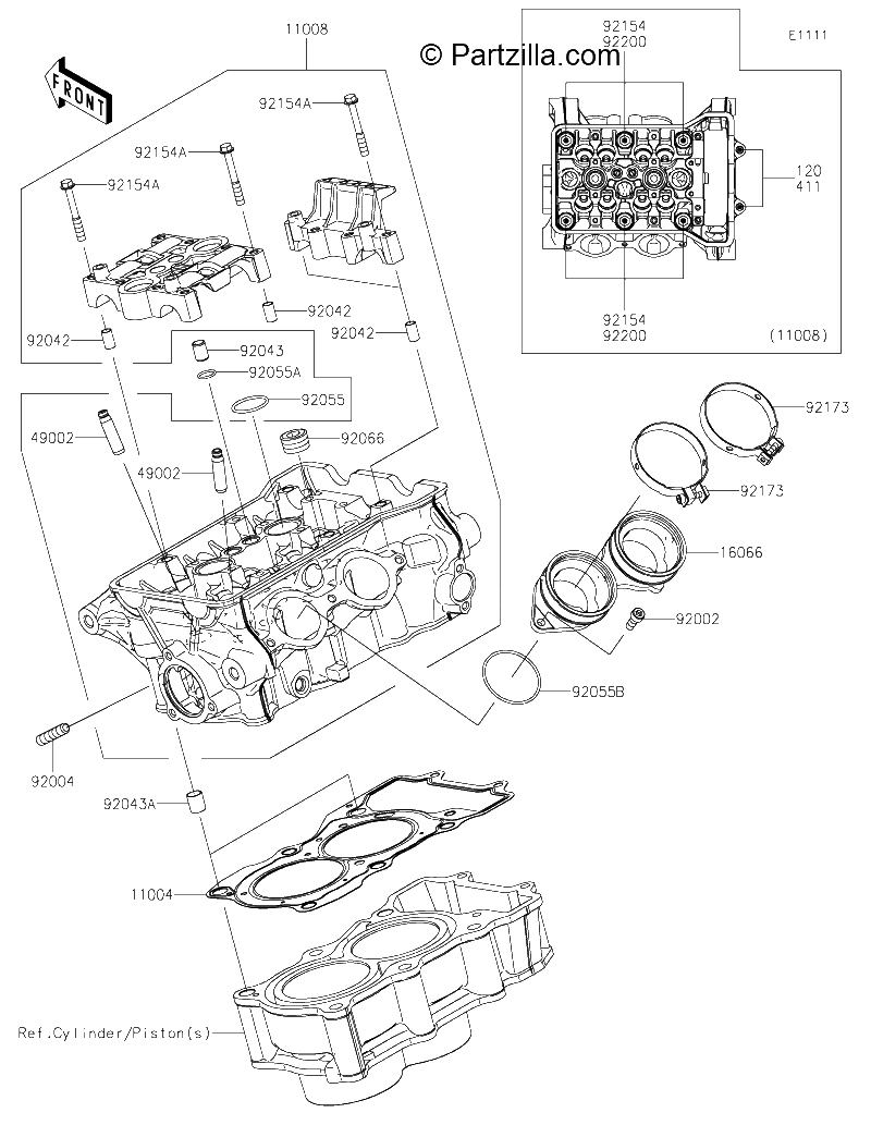 Diagrama de CYLINDER HEAD