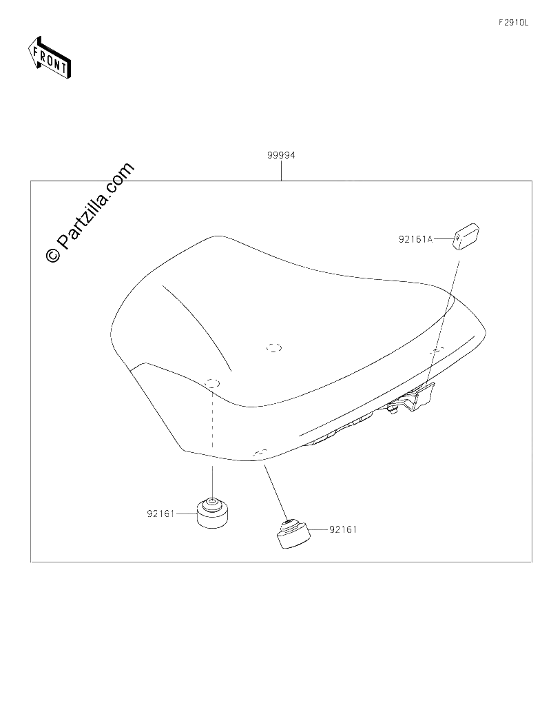 Diagrama de ACCESSORY HIGH SEAT