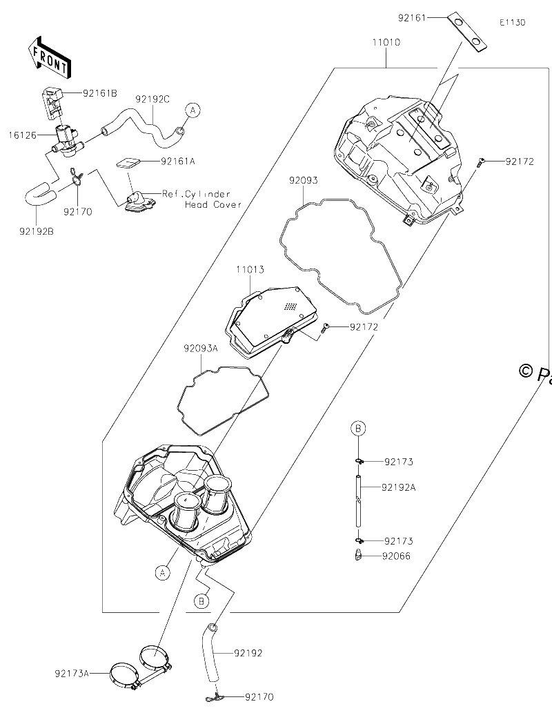 Diagrama de AIR CLEANER