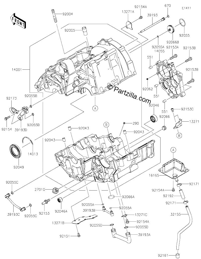 Diagrama de CRANKCASE