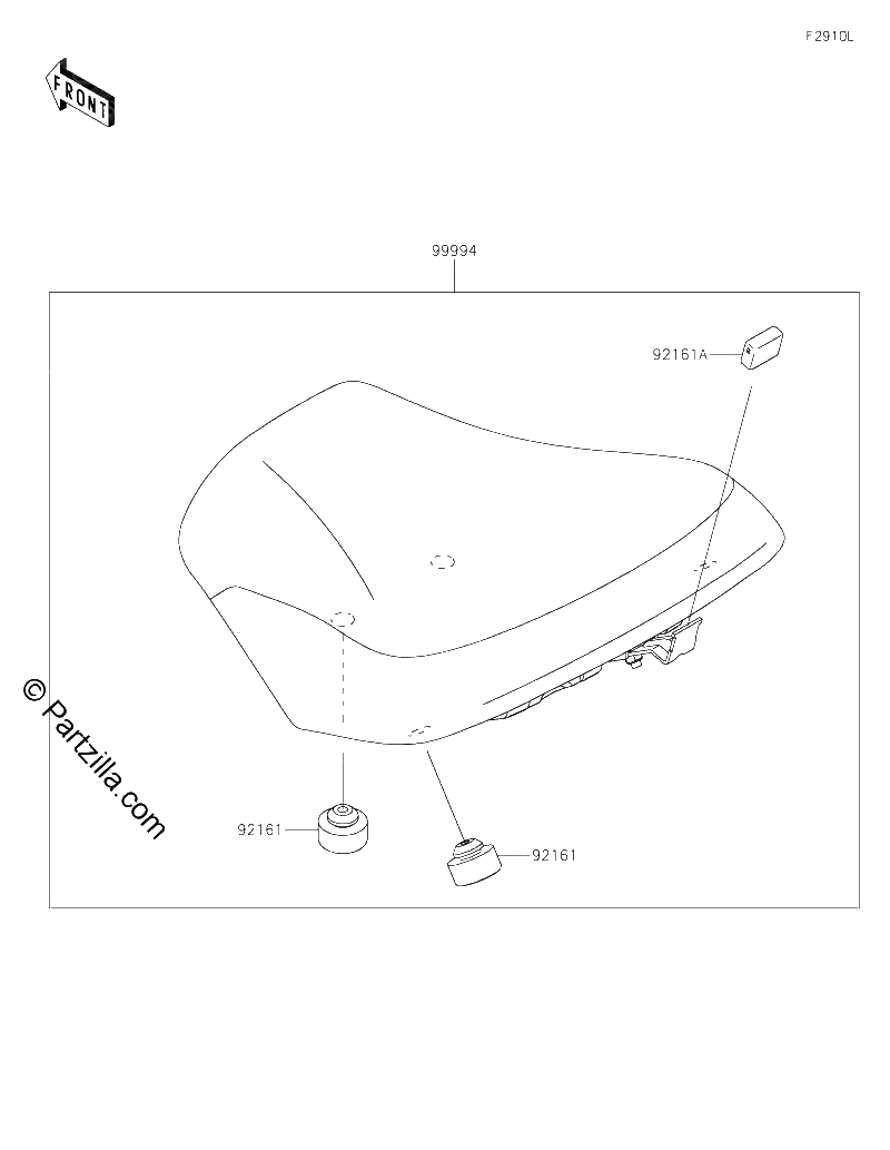 Diagrama de ACCESSORY HIGH SEAT