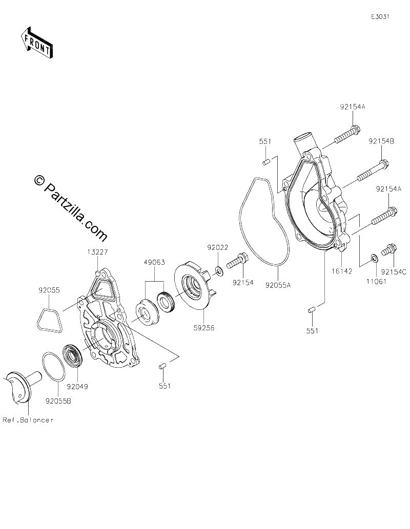 Diagrama de WATER PUMP