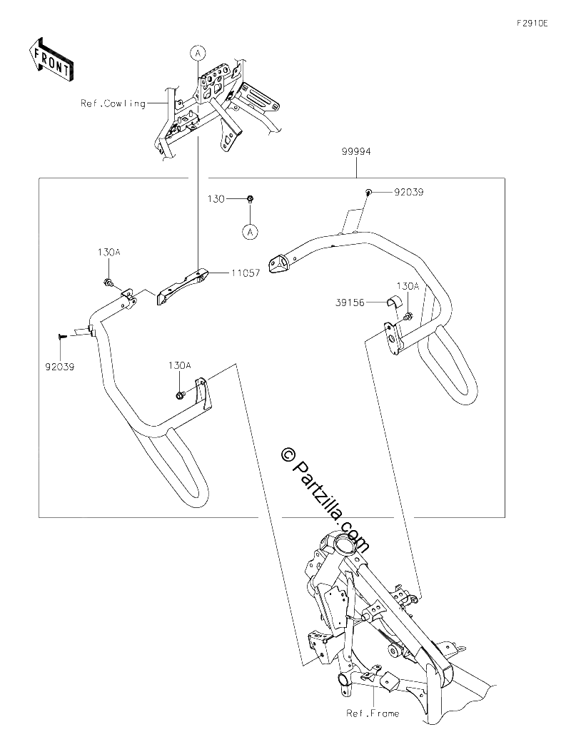 Diagrama de ACCESSORY ENGINE GUARD