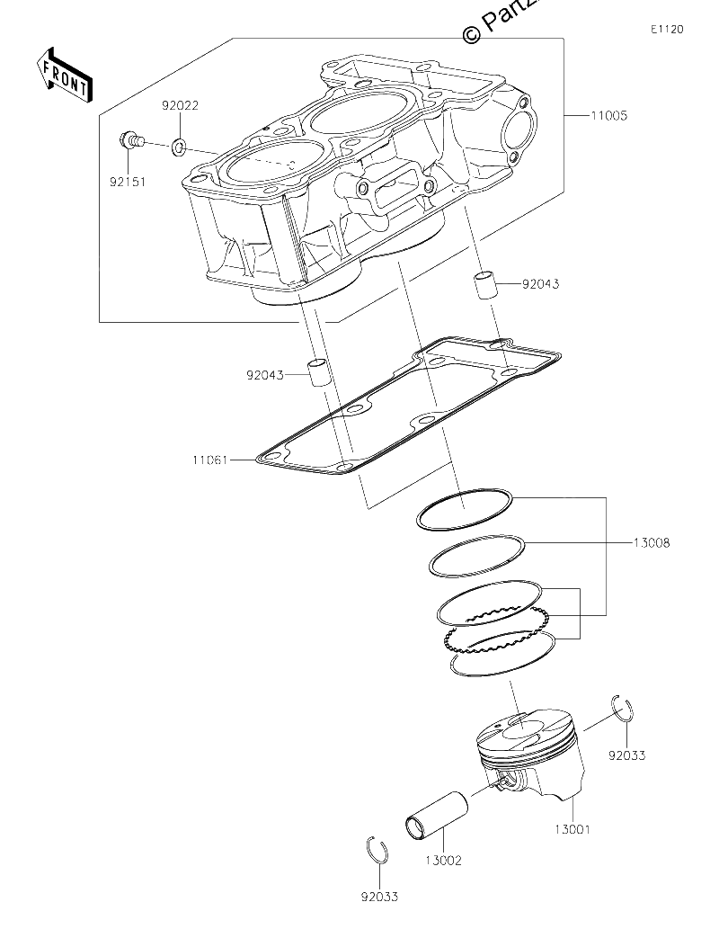 Diagrama de CYLINDER PISTON S