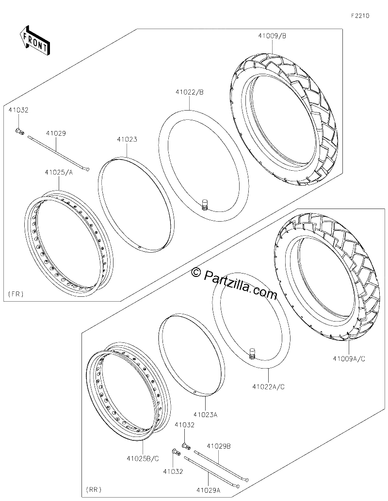 Diagrama de WHEELS TIRES
