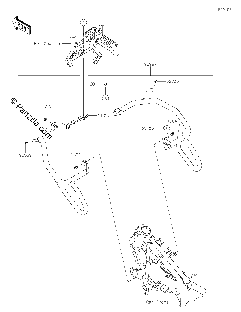 Diagrama de ACCESSORY ENGINE GUARD