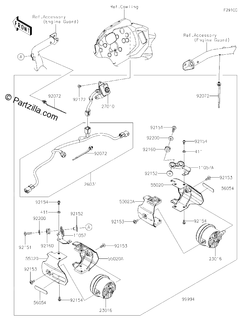 Diagrama de ACCESSORY FOG LAMP