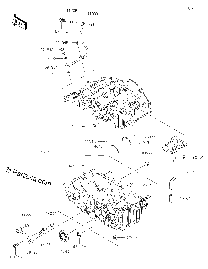 Diagrama de CRANKCASE