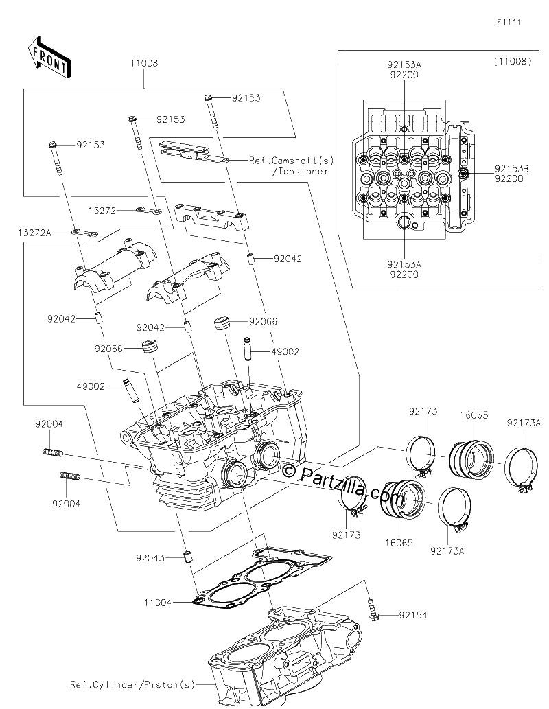 Diagrama de CYLINDER HEAD
