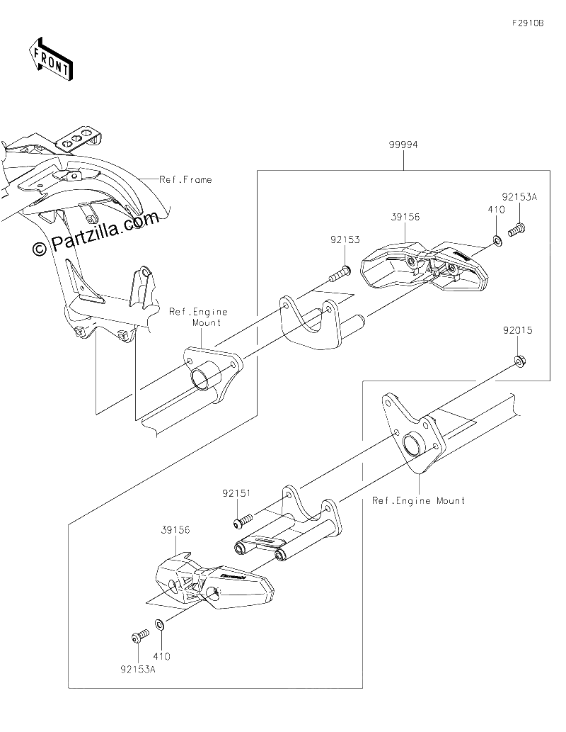 Diagrama de ACCESSORY ENGINE GUARD