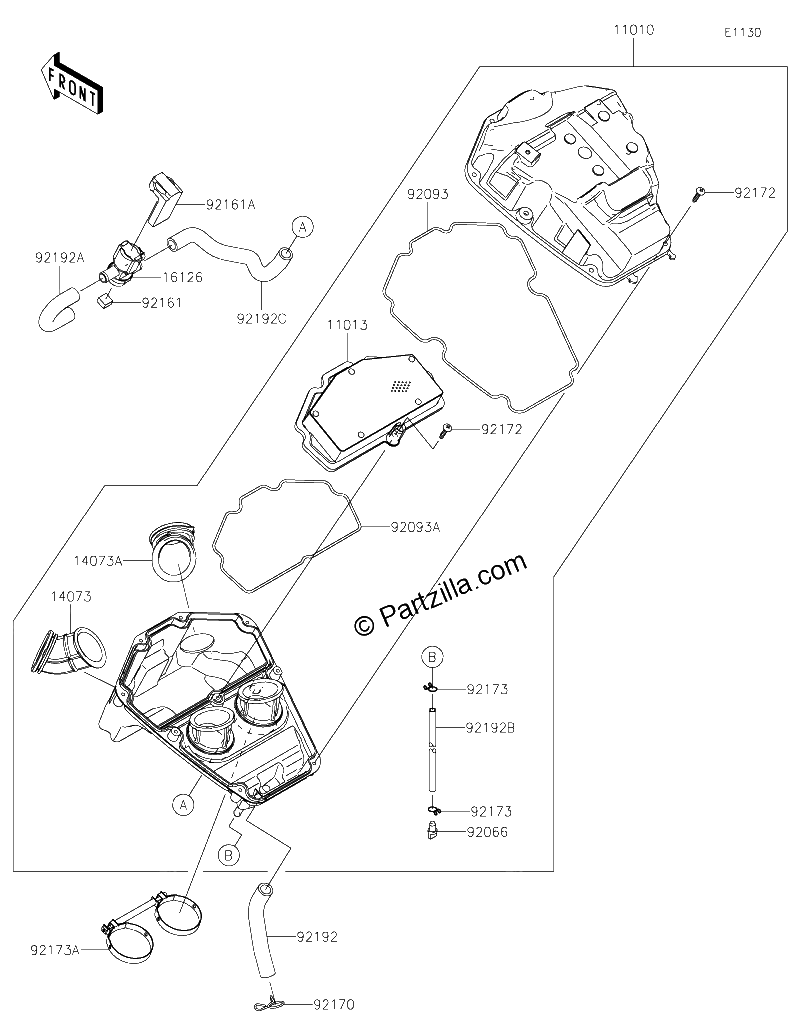 Diagrama de AIR CLEANER