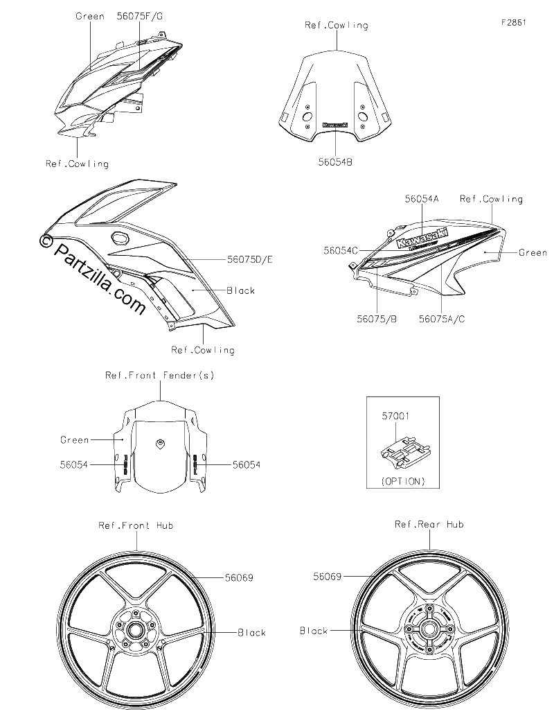 Diagrama de DECALS GREEN FKF