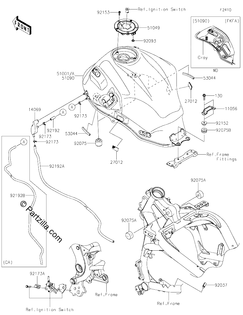 Diagrama de FUEL TANK