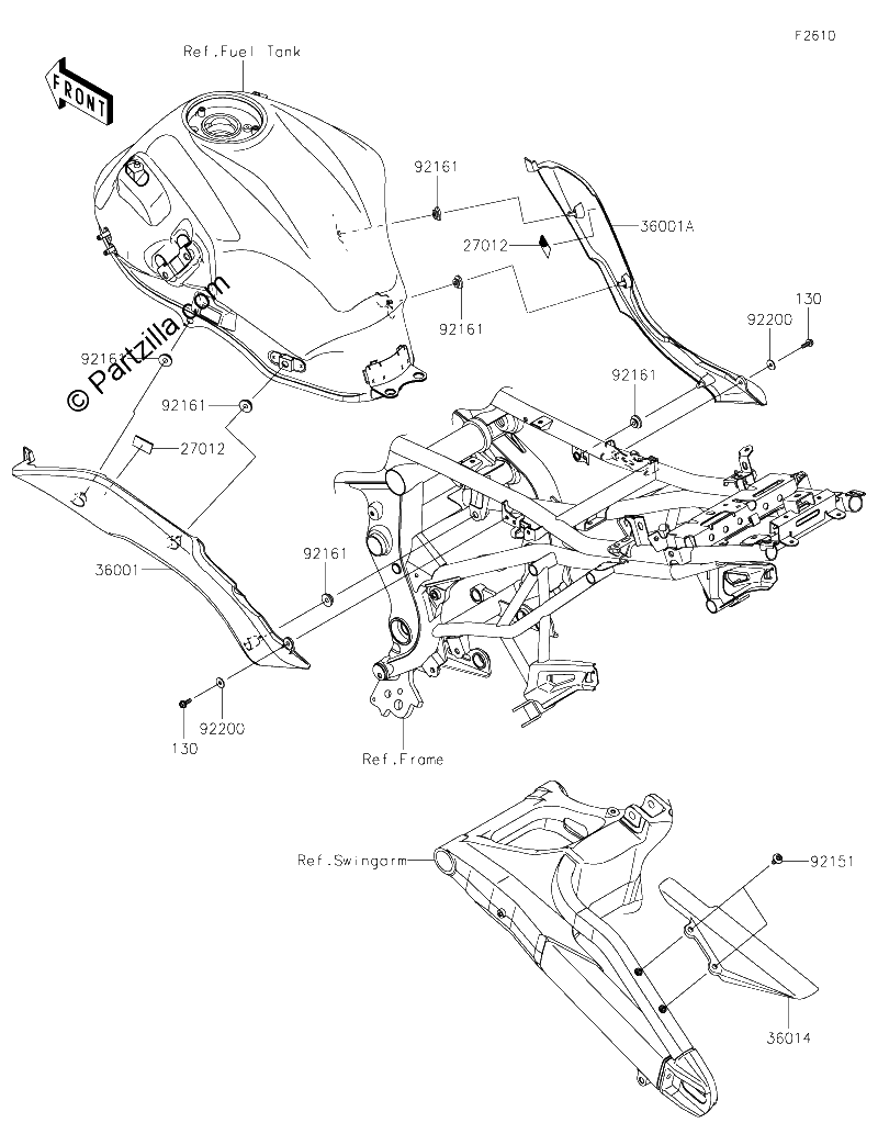Diagrama de SIDE COVERS CHAIN COVER