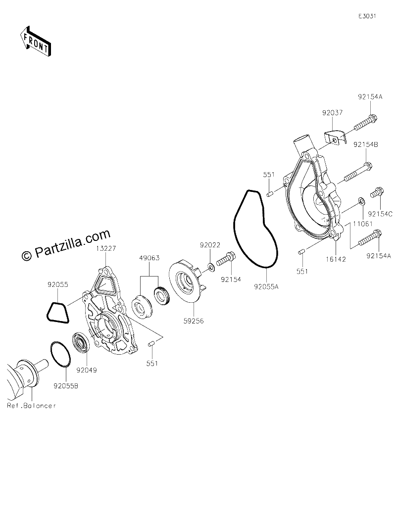 Diagrama de WATER PUMP