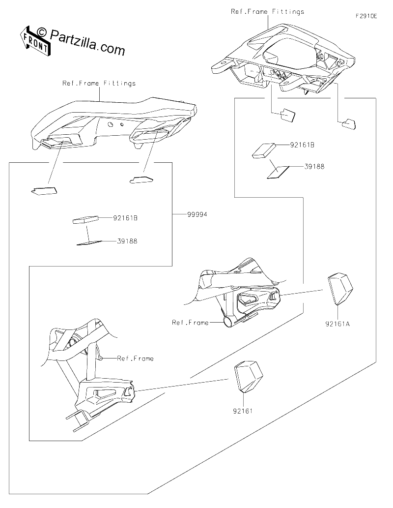 Diagrama de ACCESSORY BAG FITTING KIT