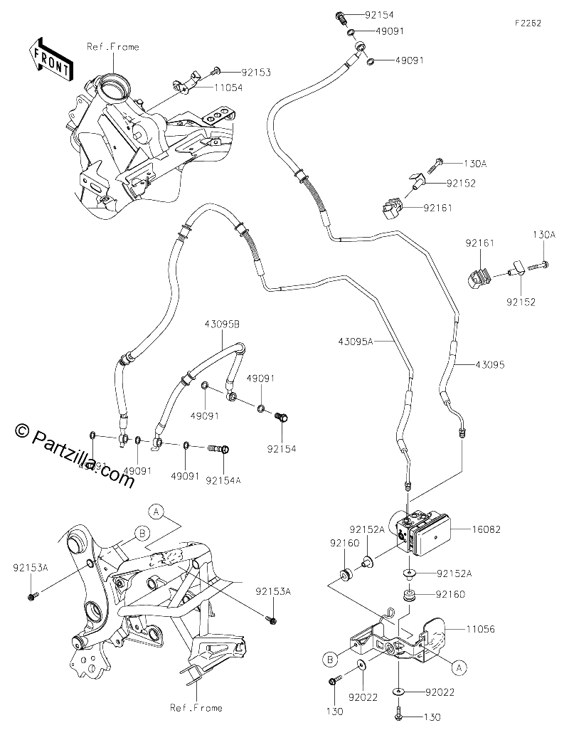 Diagrama de BRAKE PIPING
