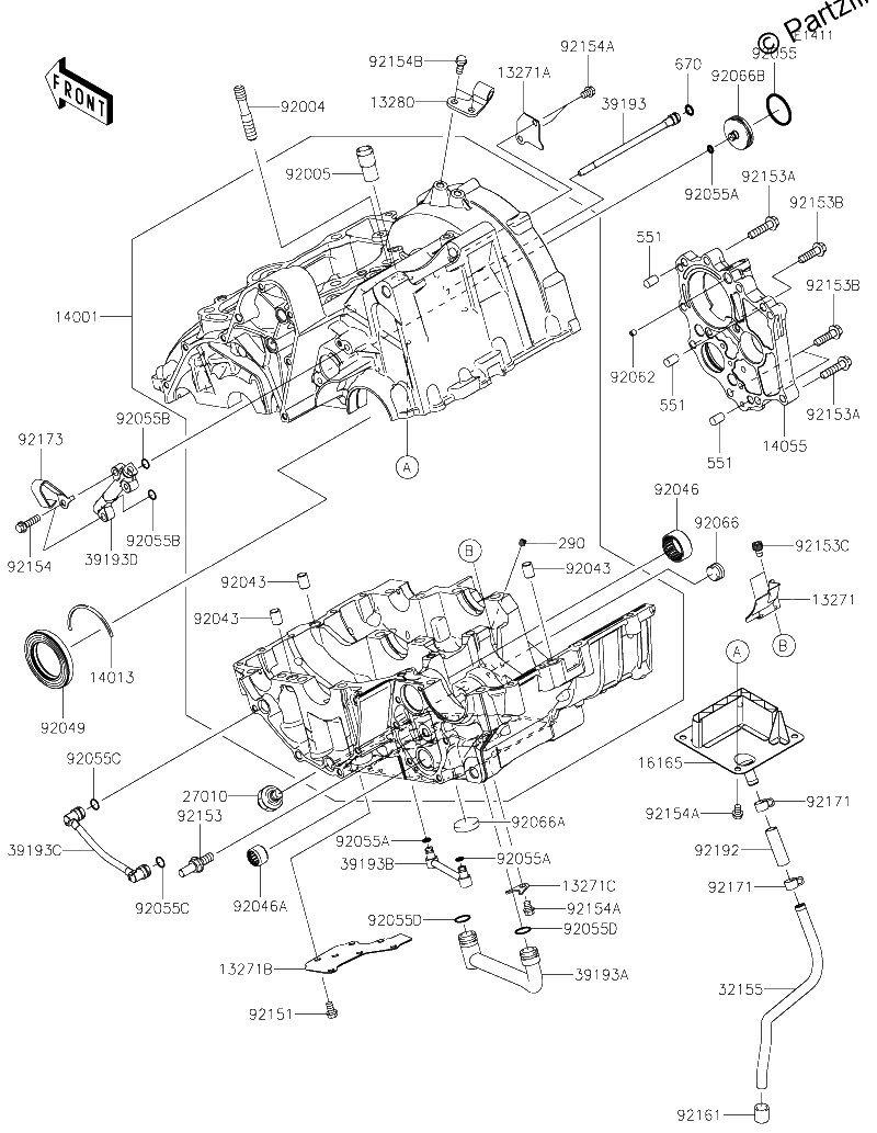 Diagrama de CRANKCASE