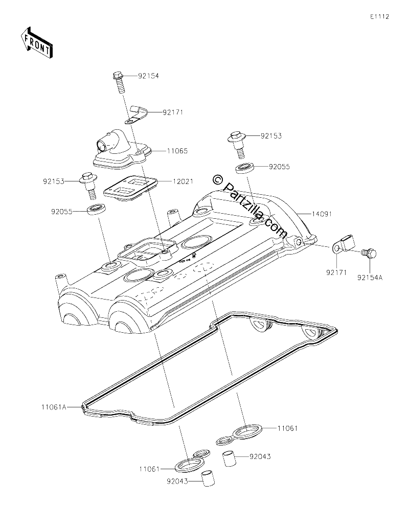 Diagrama de CYLINDER HEAD COVER