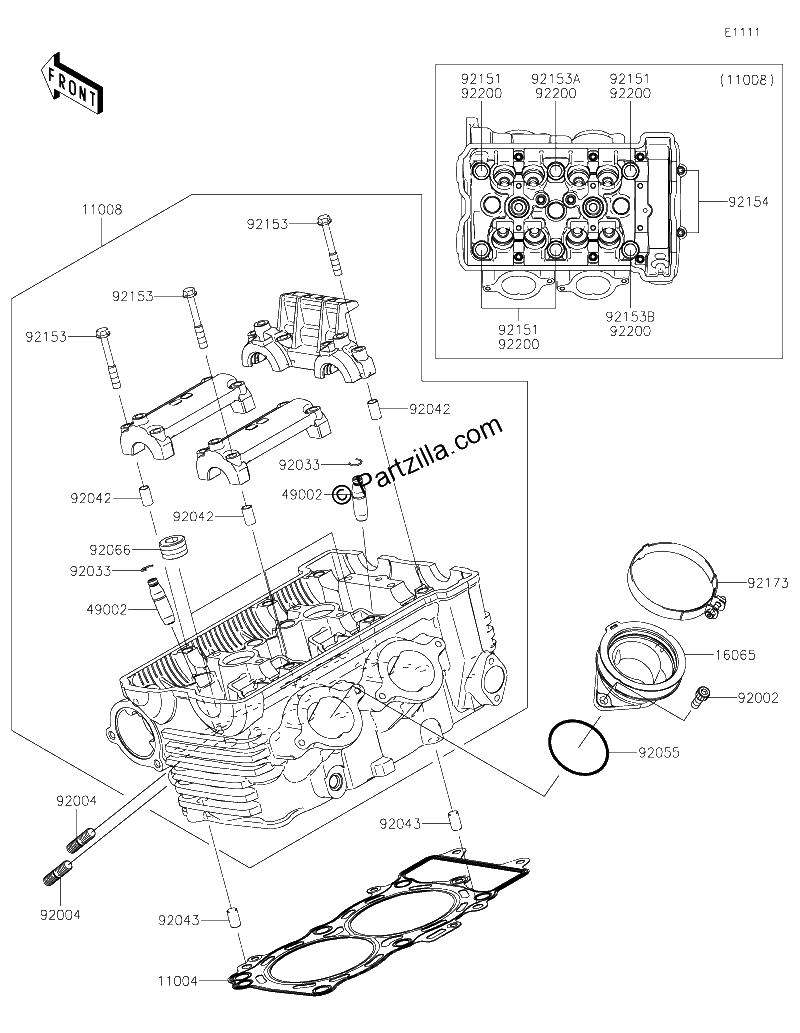 Diagrama de CYLINDER HEAD