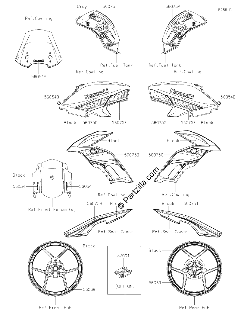 Diagrama de DECALS GRAY FKFA