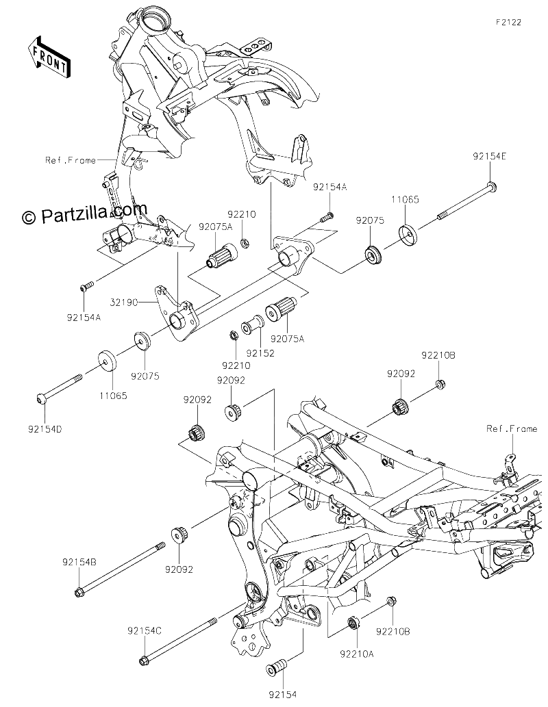 Diagrama de ENGINE MOUNT