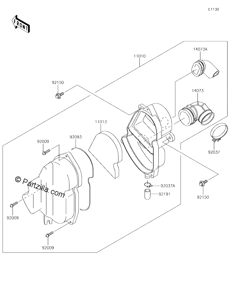 Diagrama de AIR CLEANER