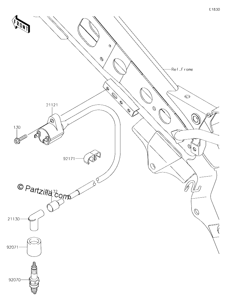 Diagrama de IGNITION SYSTEM