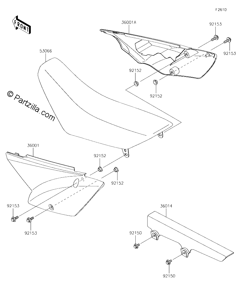 Diagrama de SIDE COVERS CHAIN COVER