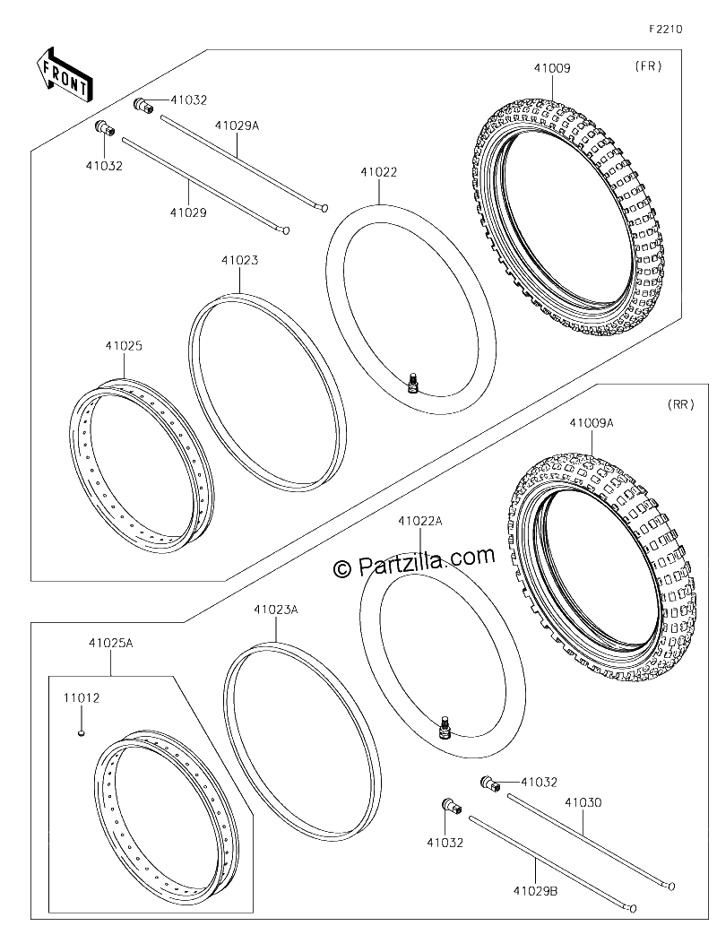 Diagrama de WHEELS TIRES