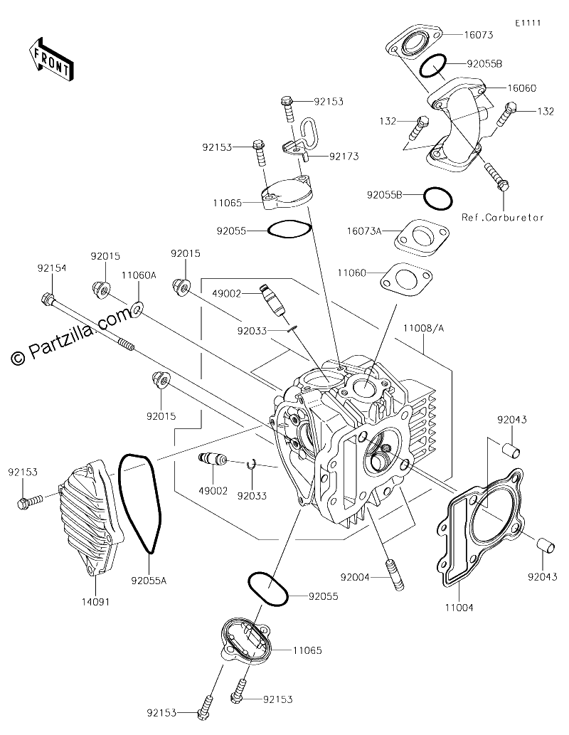 Diagrama de CYLINDER HEAD