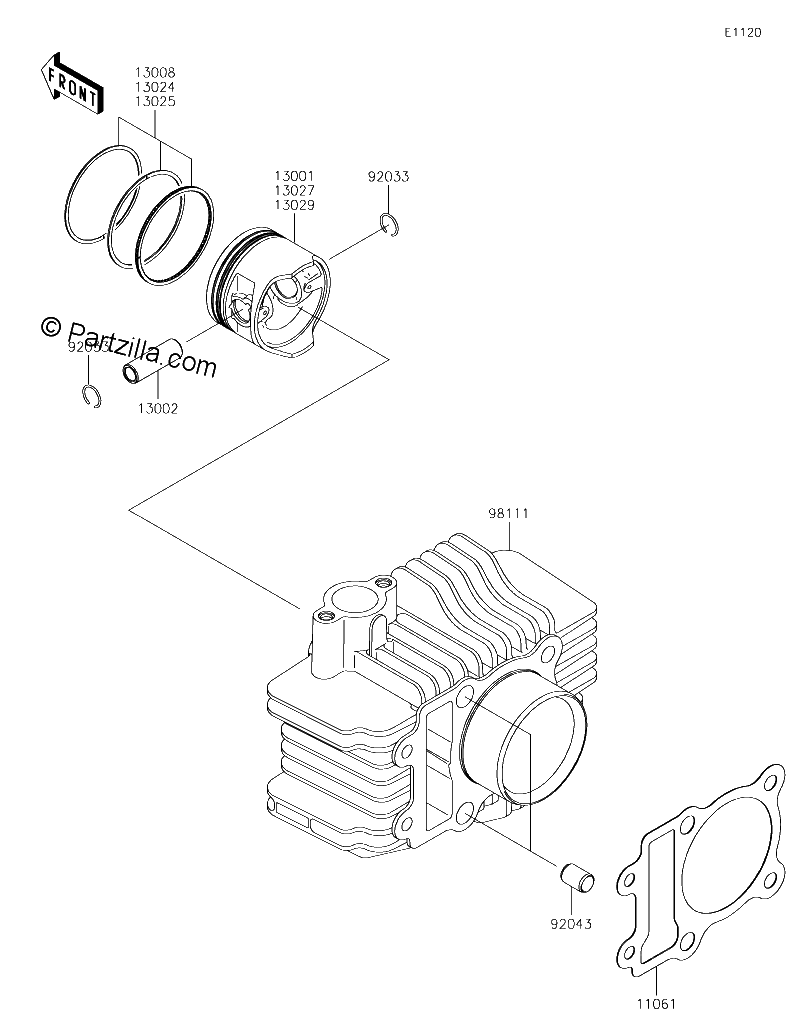 Diagrama de CYLINDER PISTON S