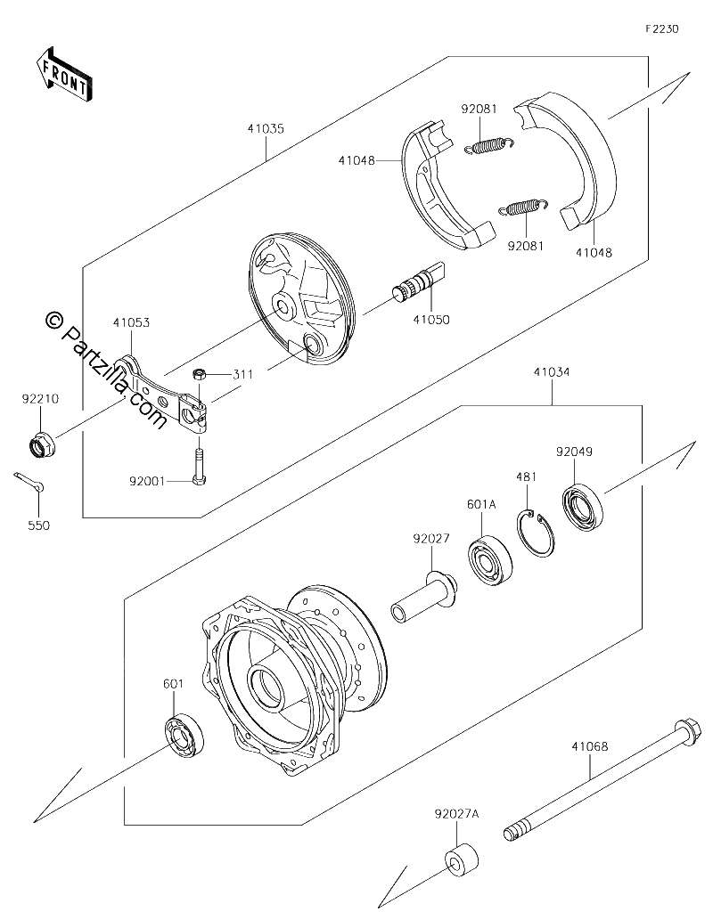 Diagrama de FRONT HUB