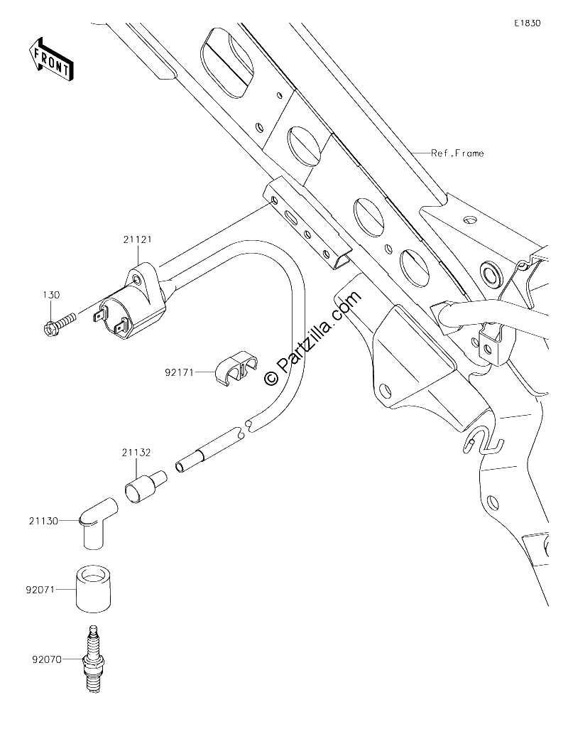 Diagrama de IGNITION SYSTEM