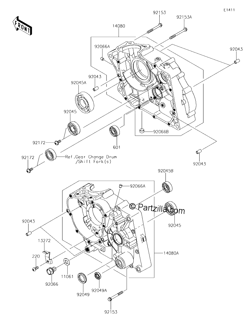 Diagrama de CRANKCASE