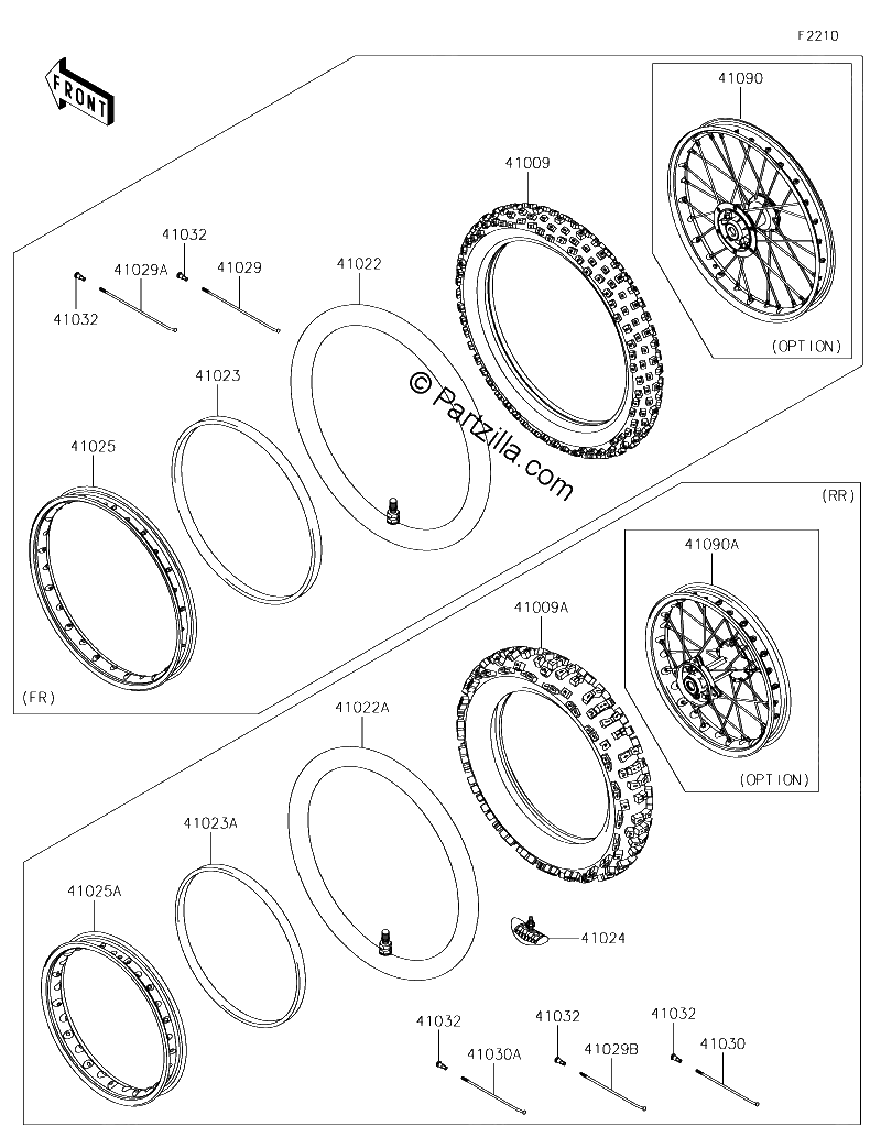 Diagrama de WHEELS TIRES
