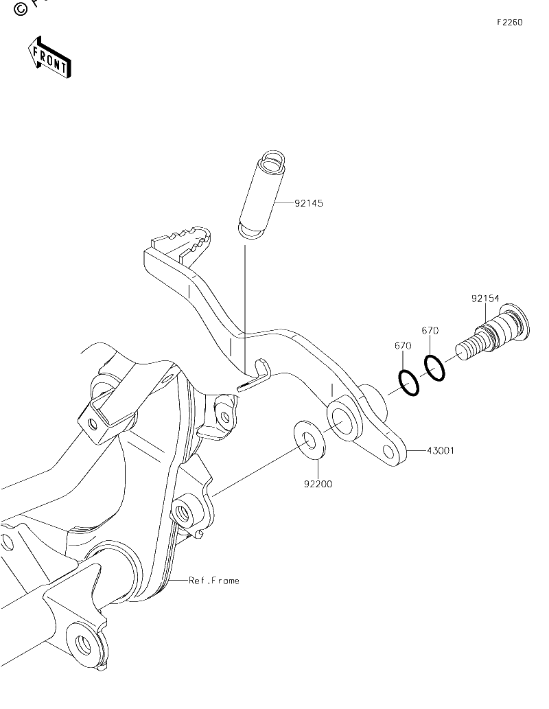 Diagrama de BRAKE PEDAL