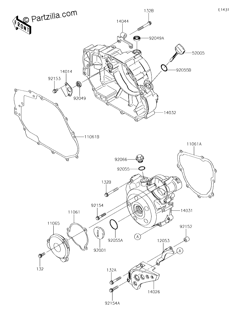 Diagrama de ENGINE COVER S