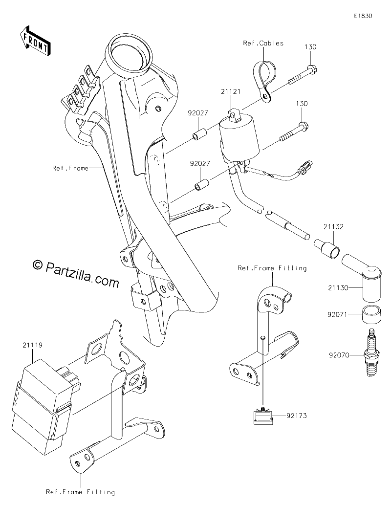 Diagrama de IGNITION SYSTEM