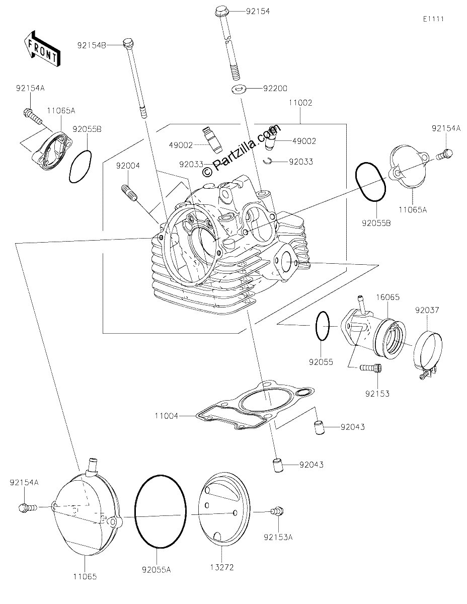 Diagrama de CYLINDER HEAD
